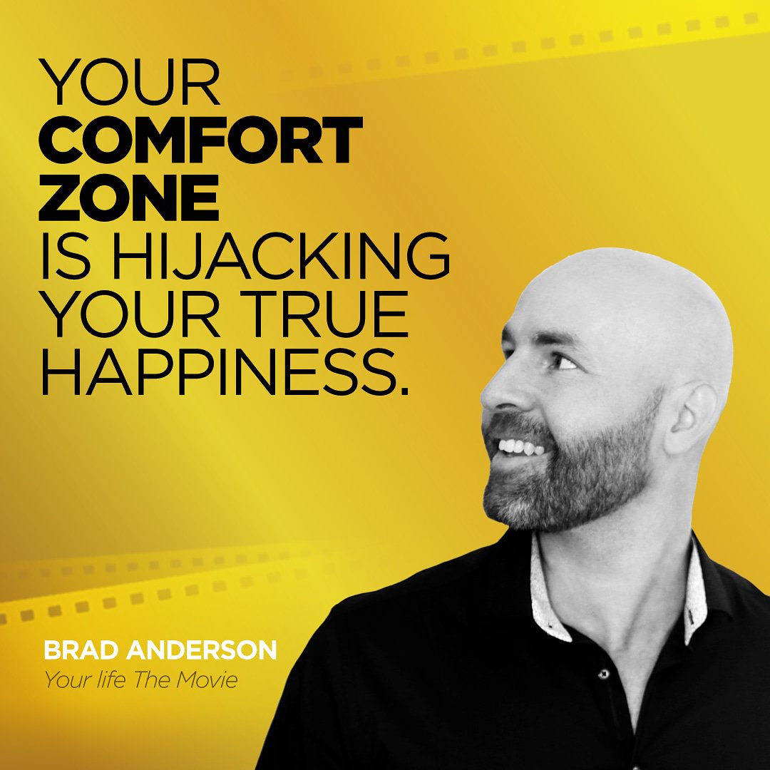 YourLifeMovie's tweet photo. Your comfort zone might seem like a nice place to hang, but it's also a space where you can waste a whole bunch of your life and potential. Real change, growth, transformation, fulfilment and lasting happiness lies in the space outside of your comfort zone. Go get it! #getuncomfy https://t.co/qj5MweDjhC