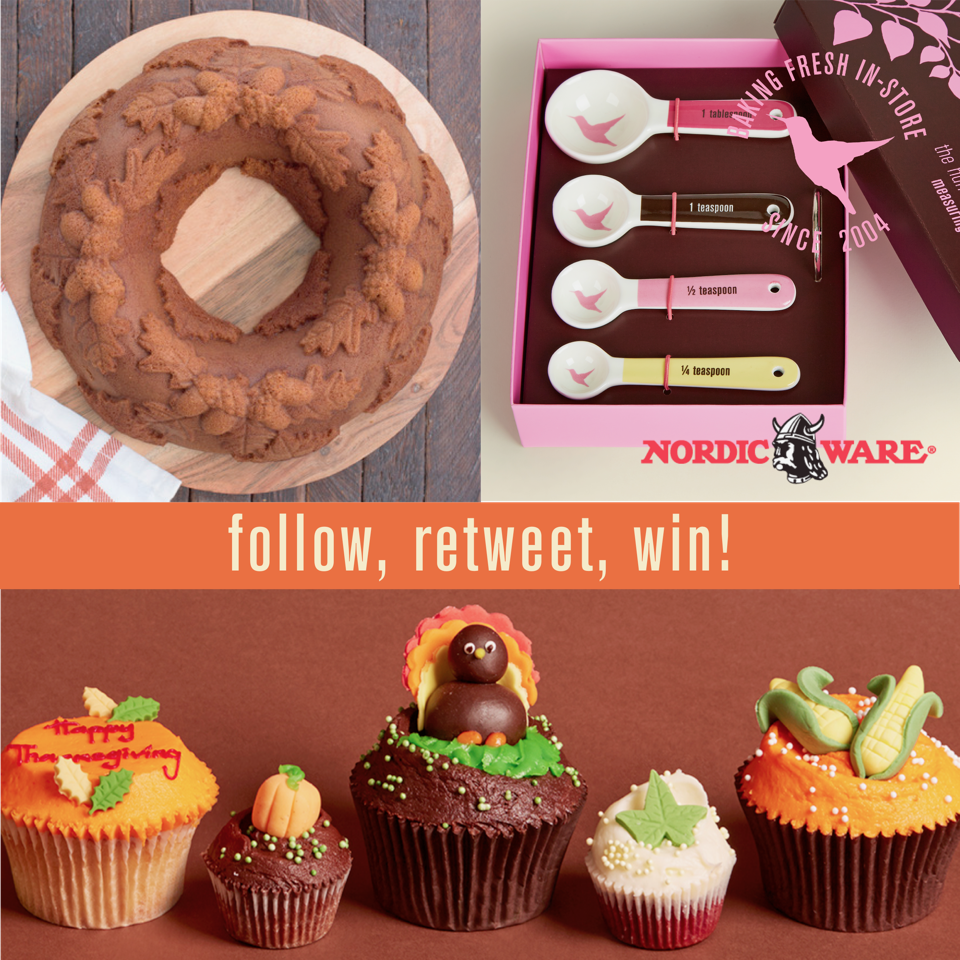 hummingbbakery's tweet photo. * WIN A HUMMINGBIRD BAKERY AND NORDIC WARE BAKING BUNDLE * FOLLOW us and @NordicWareUK and RETWEET and you could #WIN a Nordic Ware Harvest Wreath Bundt® Tin, Hummingbird Bakery baking gifts, a cookbook and vouchers. 18+, UK only, ends 02/12/18. T&amp;Cs: https://t.co/oXdsklOj8T 🍂 https://t.co/e0P6z66oDs