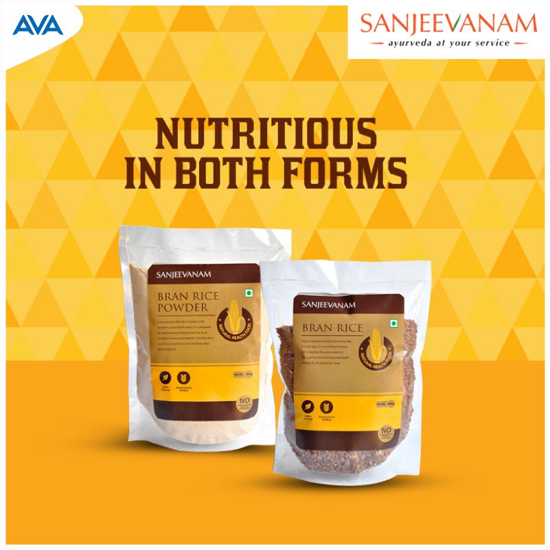 avacaregroup's tweet photo. Bran rice is available at the Sanjeevanam store in both whole grain and powdered forms. Include this wonder grain in your daily meals.

Shop now - https://t.co/eN0hiEXrZB

#AVACare #Sanjeevanam https://t.co/OeEIZsAnFy