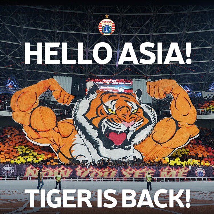 Persija_Jkt's tweet photo. Seperti Janji kita tahun lalu, kita akan kembali tentunya dengan kekuatan yang lebih kuat dari sebelumnya.

Hello Asia, Tiger is Back! 🐯🔴
__
#PersijaJakarta #PersijaSelamanya https://t.co/HAxLBDiSqX