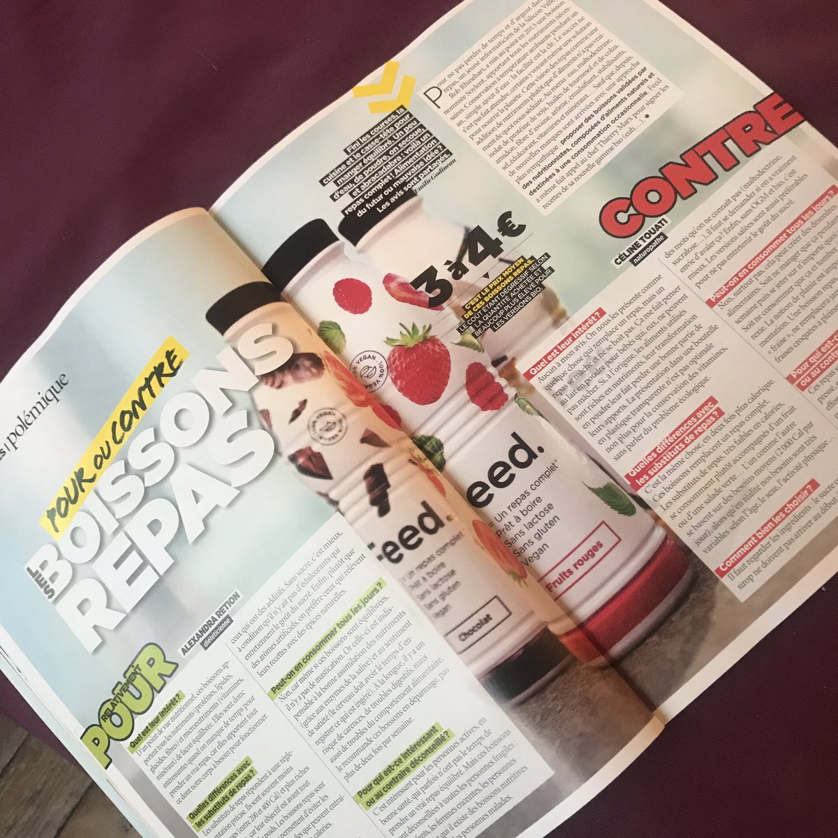 NaturoTouati's tweet photo. Alors à votre avis je suis pour ou contre les boissons repas ? 😉 Pour en savoir plus retrouvez mon #interview dans le nouveau numero du #magazine @vitalfood_mag et pleins d’autres articles passionnants 💜

#naturopathy #naturopathie #alimentation #nutrition #feed #food #healthy https://t.co/dSXaKZwBVX