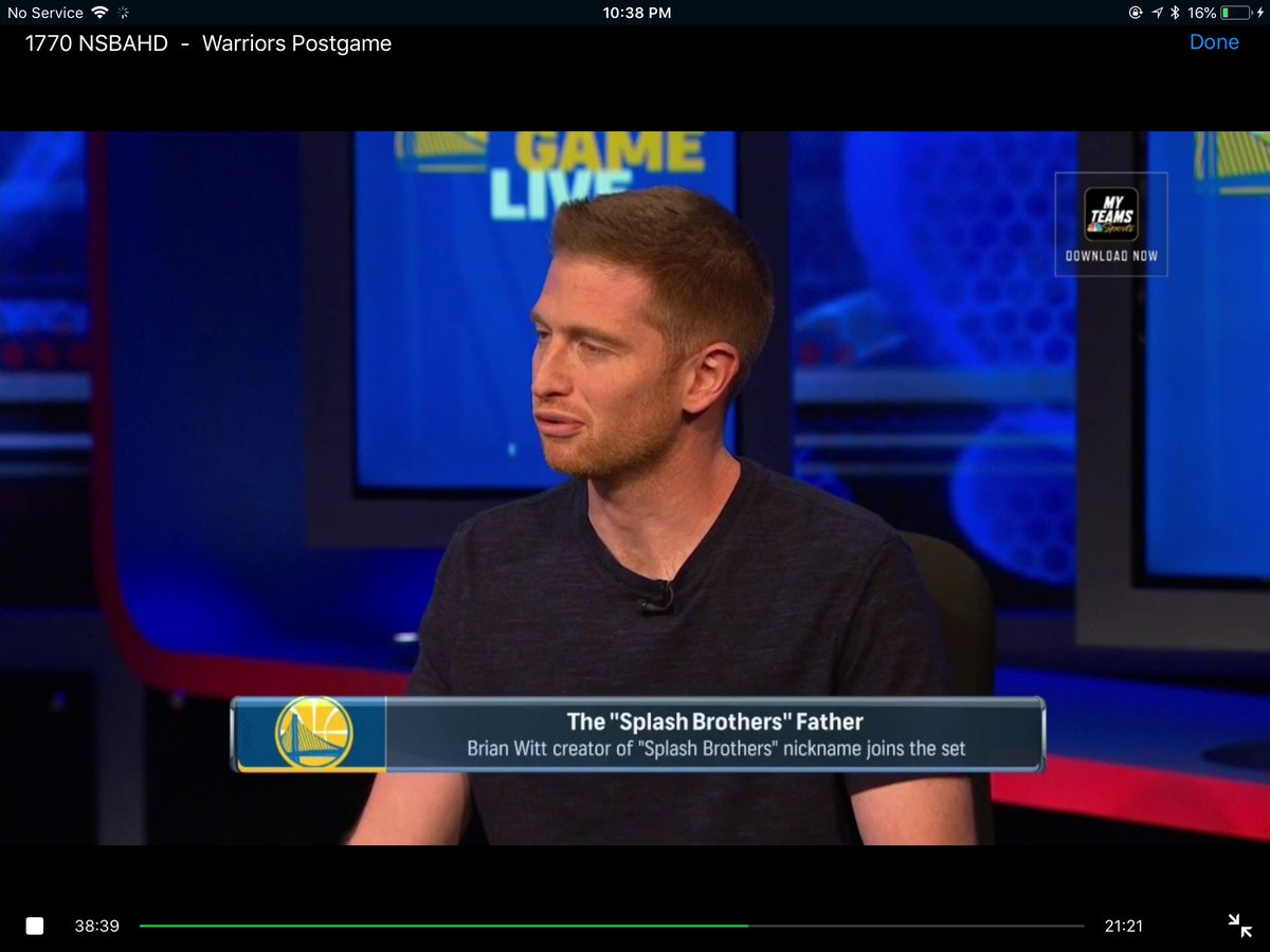 LetsGoWarriors's tweet photo. The legend @Wittnessed aka #SplashFather. He coined the term #SplashBrothers!

(Does @StephenCurry30 know it originated at Charlotte? 😱) https://t.co/Ky2h8e2u6R