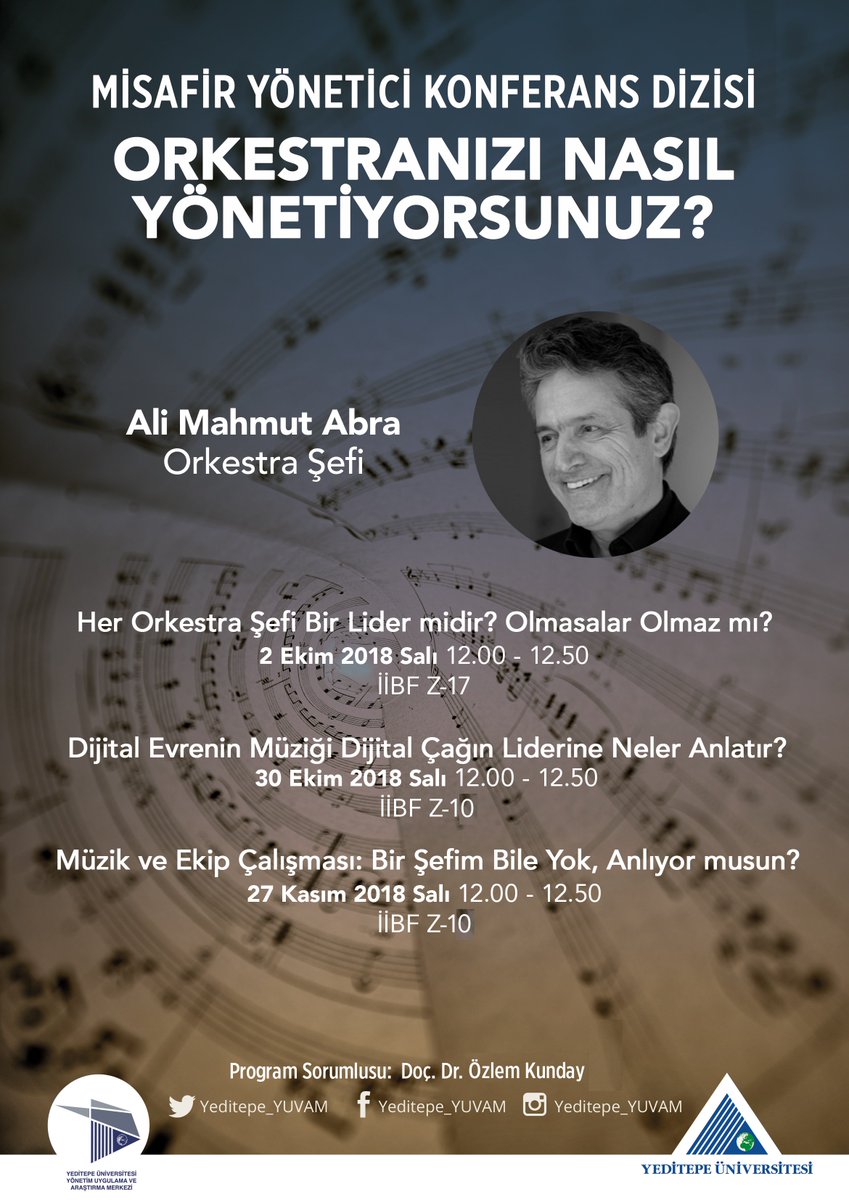 Bugün 12:00'da Z10'da buluşuyoruz !! Detaylar afişte :) #yeditepeuniversity #yeditepeüniversitesi #yeditepeüniversitesigsf #yeditepeuniversitygsf #yeditepemusic #yuvam #marc #mahmutabra #orkestra #yeditpeeişletme