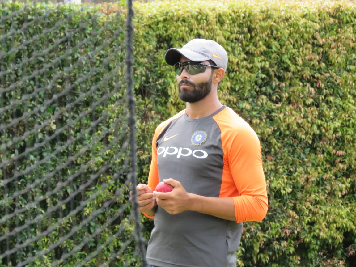 BCCI's tweet photo. Prep underway as #TeamIndia gear up for their tour game against CA XI https://t.co/R72vkck2Yu