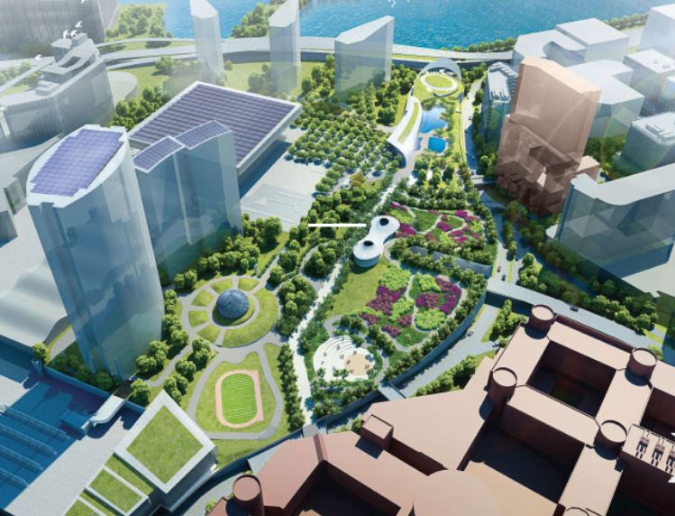 HongKongPolyU's tweet photo. To create a green & vibrant community in Hung Hom, PolyU has been advocating the construction of a #GreenDeck over the Cross Harbour Tunnel plaza. Learn more about our proposal and get a #VirtualReality (#VR) experience at the exhibition at @PolyU_Library: https://t.co/4OBC1fbUQe https://t.co/RV5EfPJozp