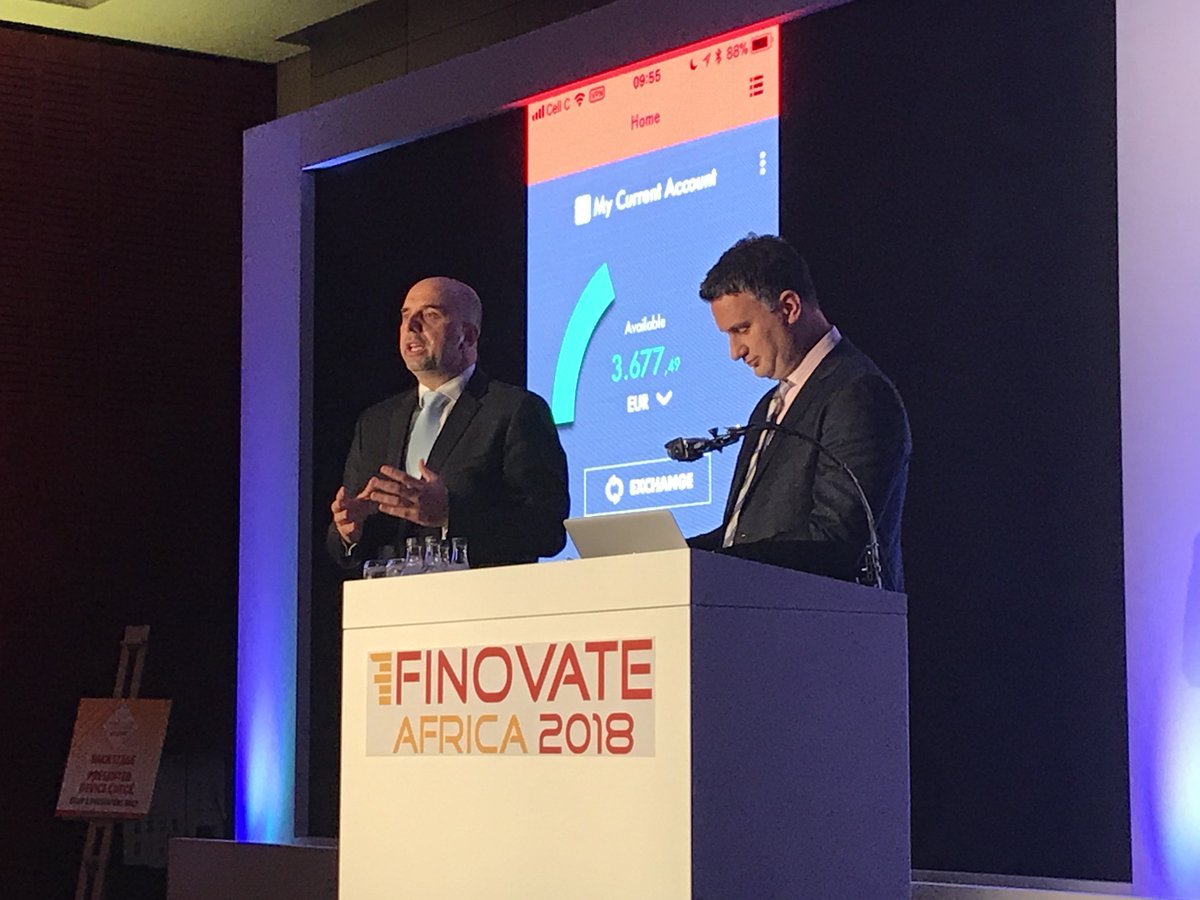 Eldar Banjica and Vladimir Stojic of <a href="/NFInnova/">NF Innova</a> with a true opti-channel digital banking solution that enables FIs to deliver rich and seamless customer journeys via any digital channel. #Finovate