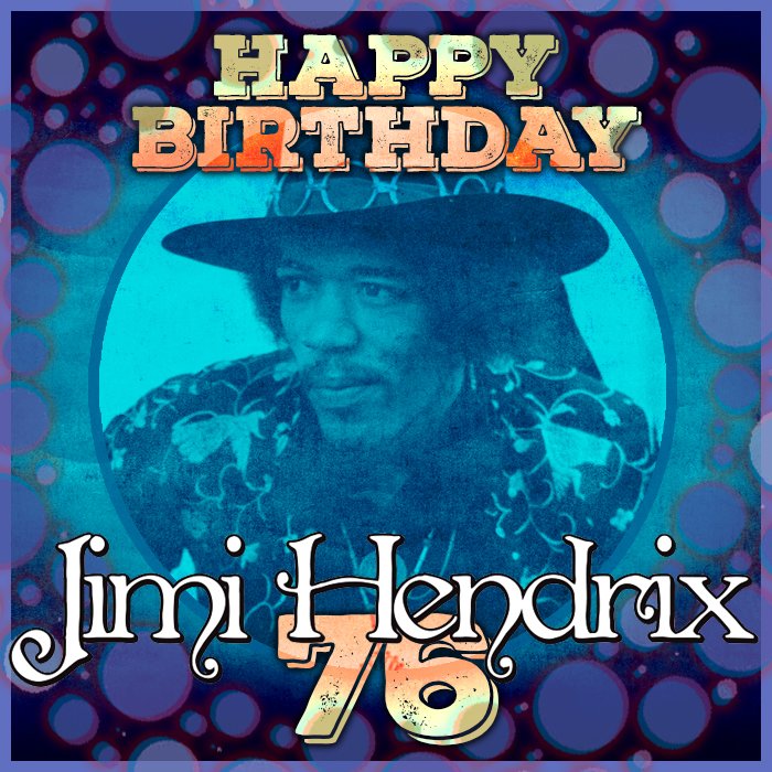 JimiHendrix's tweet image. HAPPY 76TH BIRTHDAY JIMI HENDRIX

#JimiHendrix #Hendrix #birthday #celebrate #unparalleled #thejimihendrixexperience #bandofgypsys