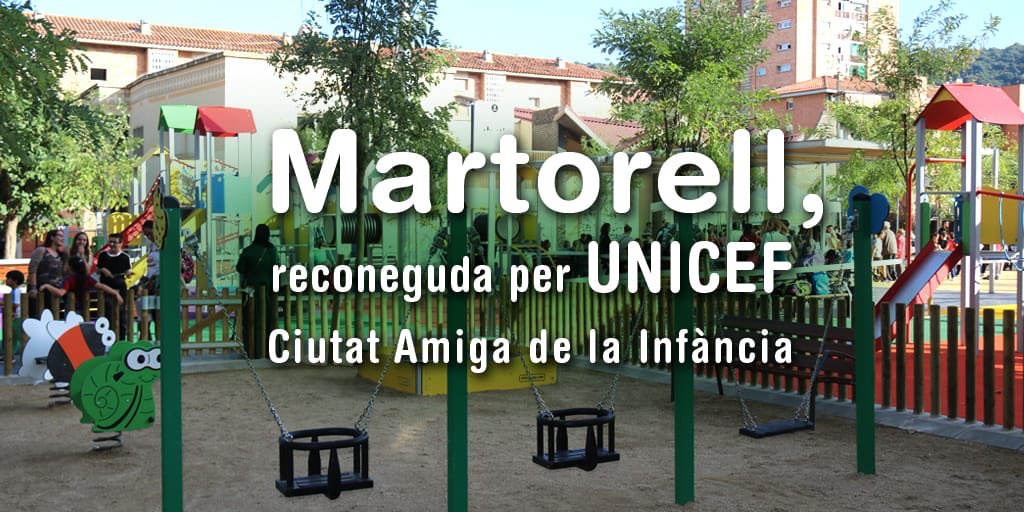 A #Martorell els nens i nenes se senten part del poble: participen, pregunten, juguen i se senten implicats perquè estan presents en tot el que es fa. Molt orgullós del reconeixement de la Unicef que avui rebem a Oviedo pel nostre compromís amb la infància