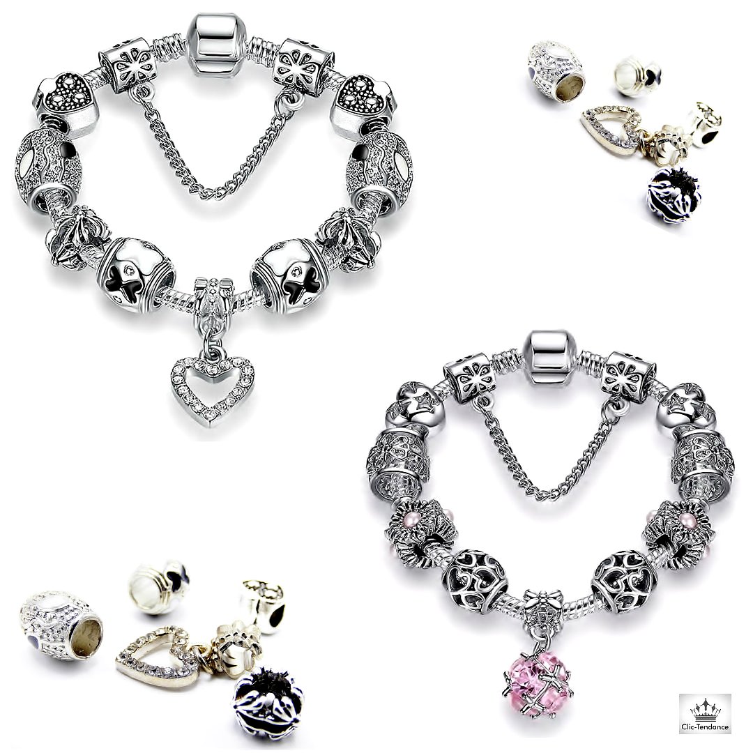 ClicTendance's tweet photo. Les fêtes approche vibrez pour nos #idéecadeau #femme #bracelet #argent style #pandora, avec ses décors #argent livré sous écrin de Velours ou d'Organza par votre boutique https://t.co/ZvrgcvpLX5 en 48/72H #mode #love #fashion https://t.co/M83ttGLCum