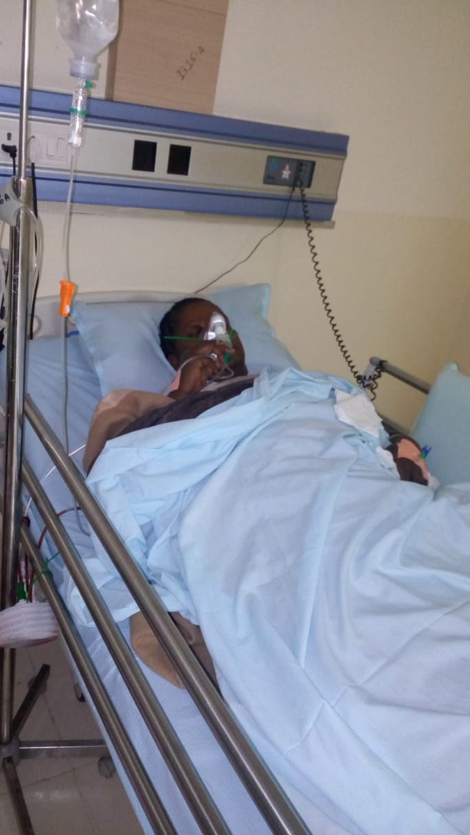 ItsMutai's tweet photo. Amazing what Nairobi Hospital doctors can do to you for money. They basically misdiagnosed Benta Opande and recommended that screws be inserted in her backbone. She almost died but was saved by Indian doctors who removed the screws. Why? Why? Do money? #JusticeForBentaOpande https://t.co/t1tRE428Tk