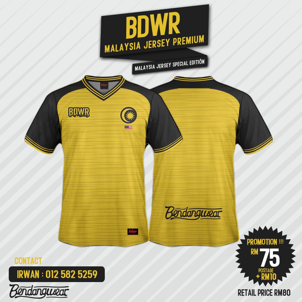 BendangWear's tweet photo. MALAYSIA JERSEY SPECIAL EDITION. new inovation Retro + Modern. Size available S M L XL . Whatsapp 012 582 5259. https://t.co/nt2SSVmMrZ