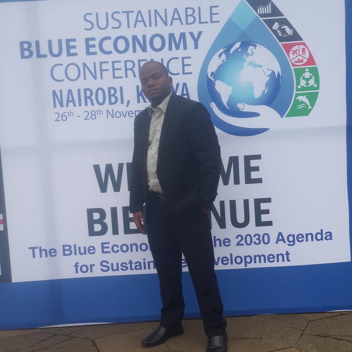 StephenMure's tweet photo. Attending SUSTAINABLE BLUE ECONOMY CONFERENCE in Nairobi.Representing SHELLYBEACH FESTIVAL and TIMBWANI BEACH MANAGEMENT UNIT. https://t.co/uGk9NyiTu0