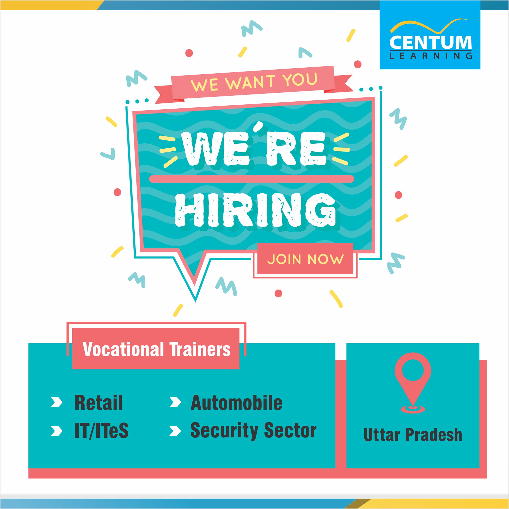 Centum Learning Limited on Twitter "JobAleart Jobs We're hiring 