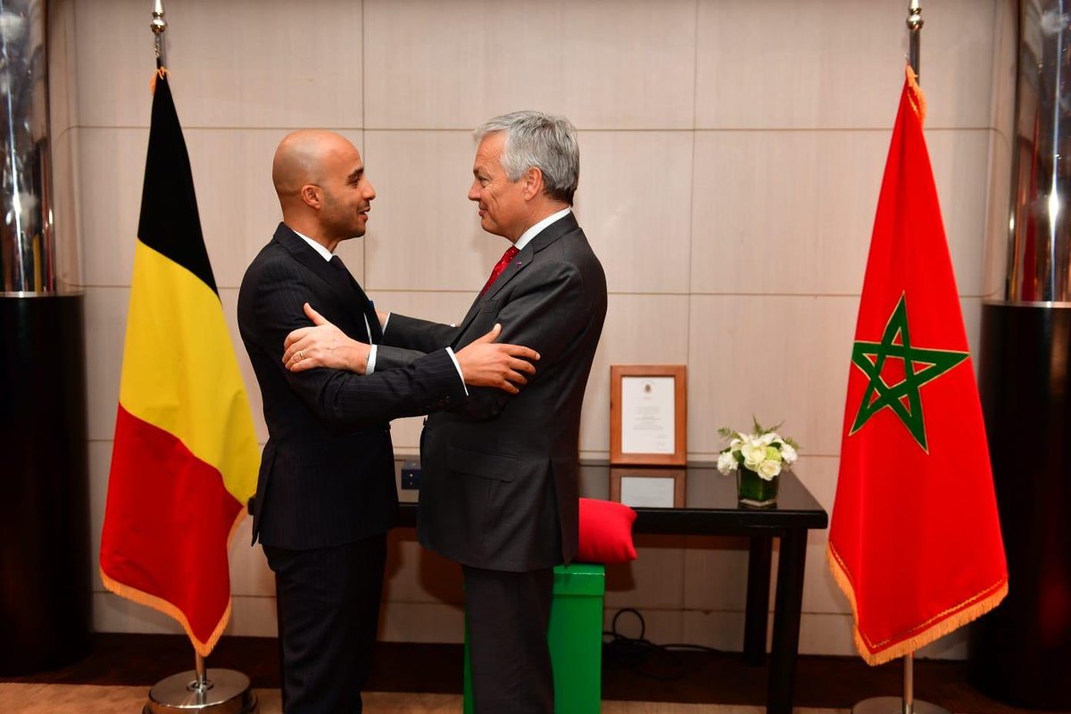 dreynders's tweet photo. 🔘#BEmissionMAR 🇧🇪🇲🇦
Pour leur dévouement et leur contribution remarquable aux relations économiques entre la #Belgique et le #Maroc, j’ai décerné hier soir au nom du Roi le titre de Chevalier dans l’Ordre de Léopold II à M. Lucien Leuwenkroon et M. Atman Haloui #CCBLM https://t.co/DZke1oaKqH