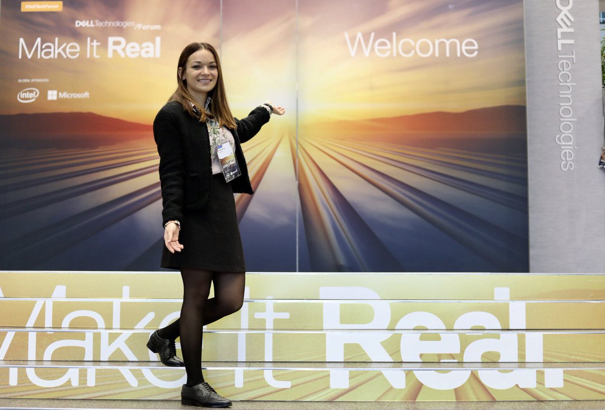 DellTechDE's tweet photo. Heute ist unser #DellTechForum in Frankfurt! Ich bin Maria Nestroi und live für Sie vor Ort! Bleibt dran! https://t.co/6LuLeQqKng