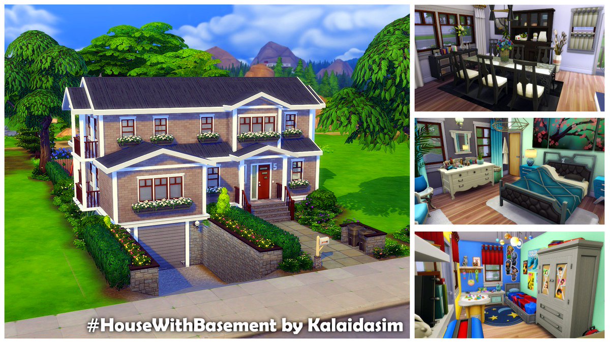 Kalaidasim's tweet photo. The house is furnished now. You can download it from the gallery.
#HouseWithBasement

Link: https://t.co/4g2N6NHtpL

A video is coming soon.

@TheSims @simsshare @SimsCreatorsCom #ShowUsYourBuilds #simslove ♥

Thank you so much for all the support! 🙏💗🤗🥰 https://t.co/bo2CJVgZZJ