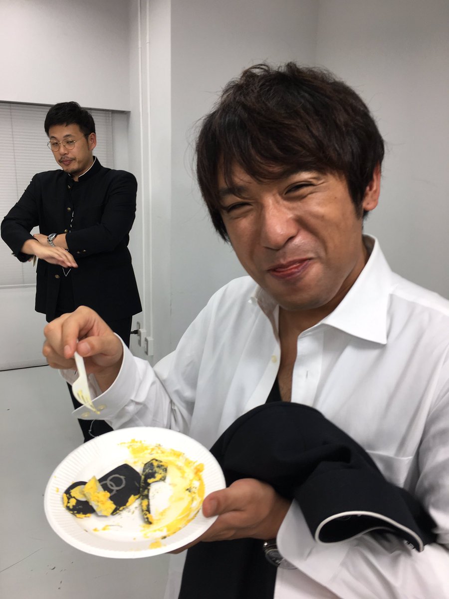 勇者ああああ そしてミニコーナー 寝ちゃダメ勇者 収録終わりでちょっと早い平子さんの誕生日をお祝い 黄色いアウディケーキ 味も美味しい 本人が喜んでたので何よりです 勇者ああああ