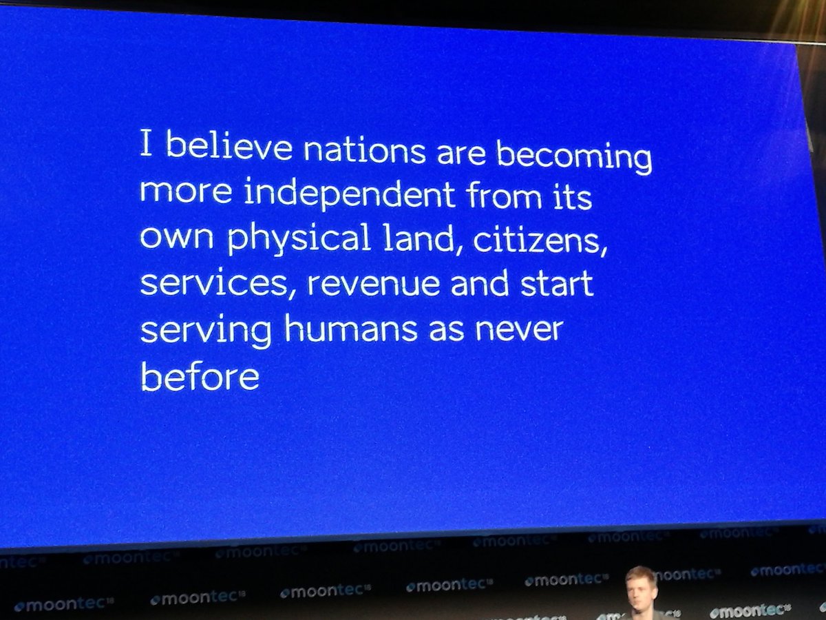 R_Heese's tweet photo. #moontec visionary thoughts from Kaspar Korjus, director of e-Estonia. https://t.co/oLorl8Di3x