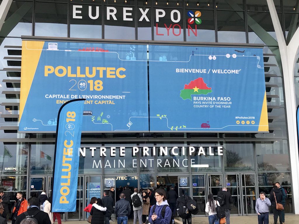 Direction le salon <a href="/Pollutec/">Pollutec 2025</a> qui a ouvert ses portes ce matin. #Pollutec2018 #Lyon #Eurexpo
