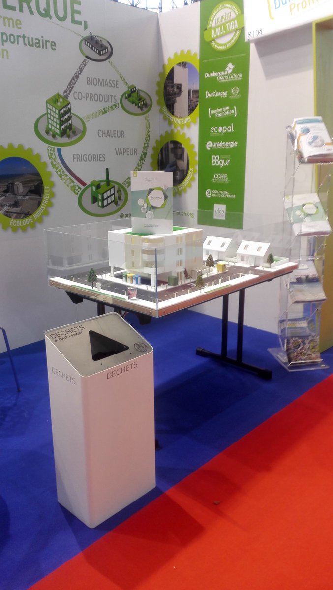 Petit aperçu d'une intégration de nos bornes d'apport volontaire dans le paysage urbain