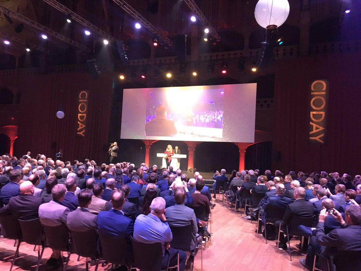 Zoals vanouds spektakel bij de opening van #cioday18 – de 14e alweer!