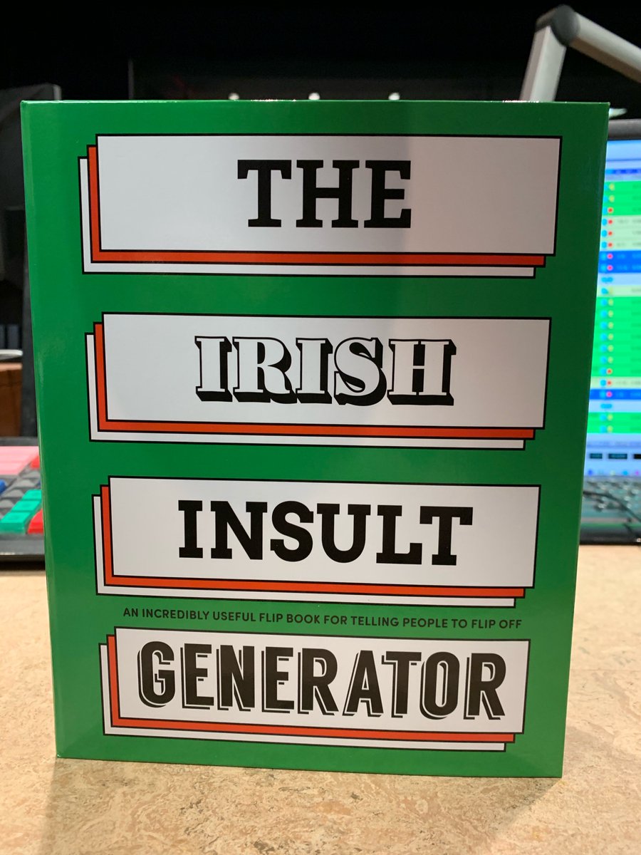 Ian Dempsey The Irish Insult Generator Flip Book Stockingfiller