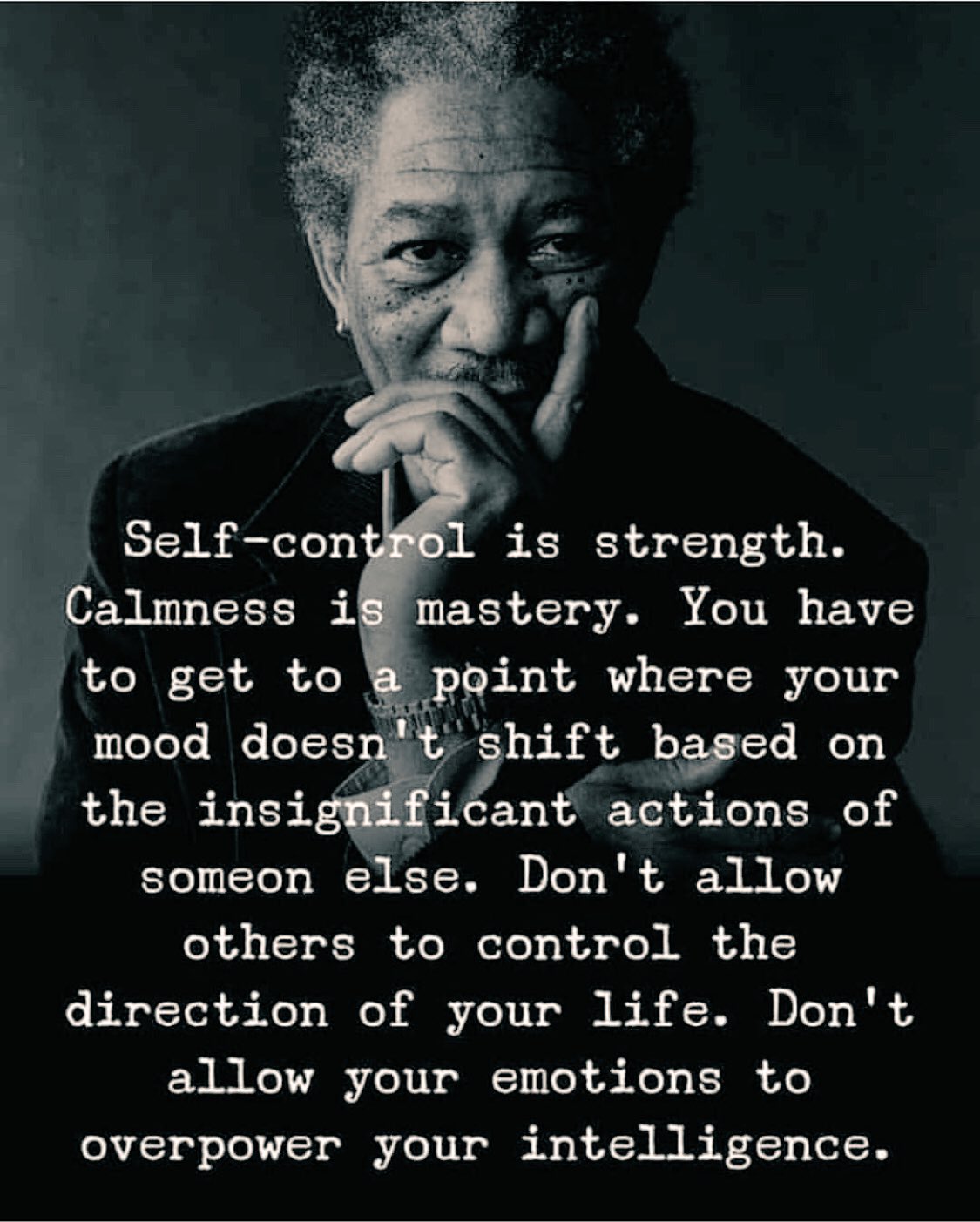 atul kasbekar on X: "”Self control is strength Calmness is mastery” “You  have to get to a point where your mood doesn't shift based on the  insignificant actions of others...” Such pure