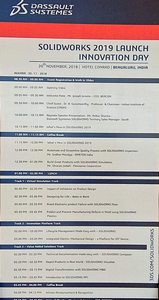 AshwinHuggi's tweet photo. SOLIDWORKS Innovation Day 2019 #SWX19LAUNCH #SOLIDWORKS2019
#SW2019
@BEACON_india https://t.co/NTbVmrDoPK