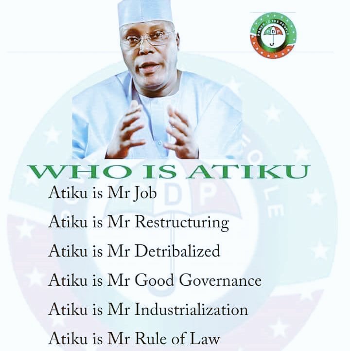 Pappydray_Dan's tweet image. #LetsGetNigeriaWorkingAgain 
#TheAtikuPlan 
It's just 89days away from the general elections that would determine the fate of Nigerians for the next four years. ArtiKulate and #ThinkAtiku @OfficialPDPNig @atiku  @SpokesManAtiku