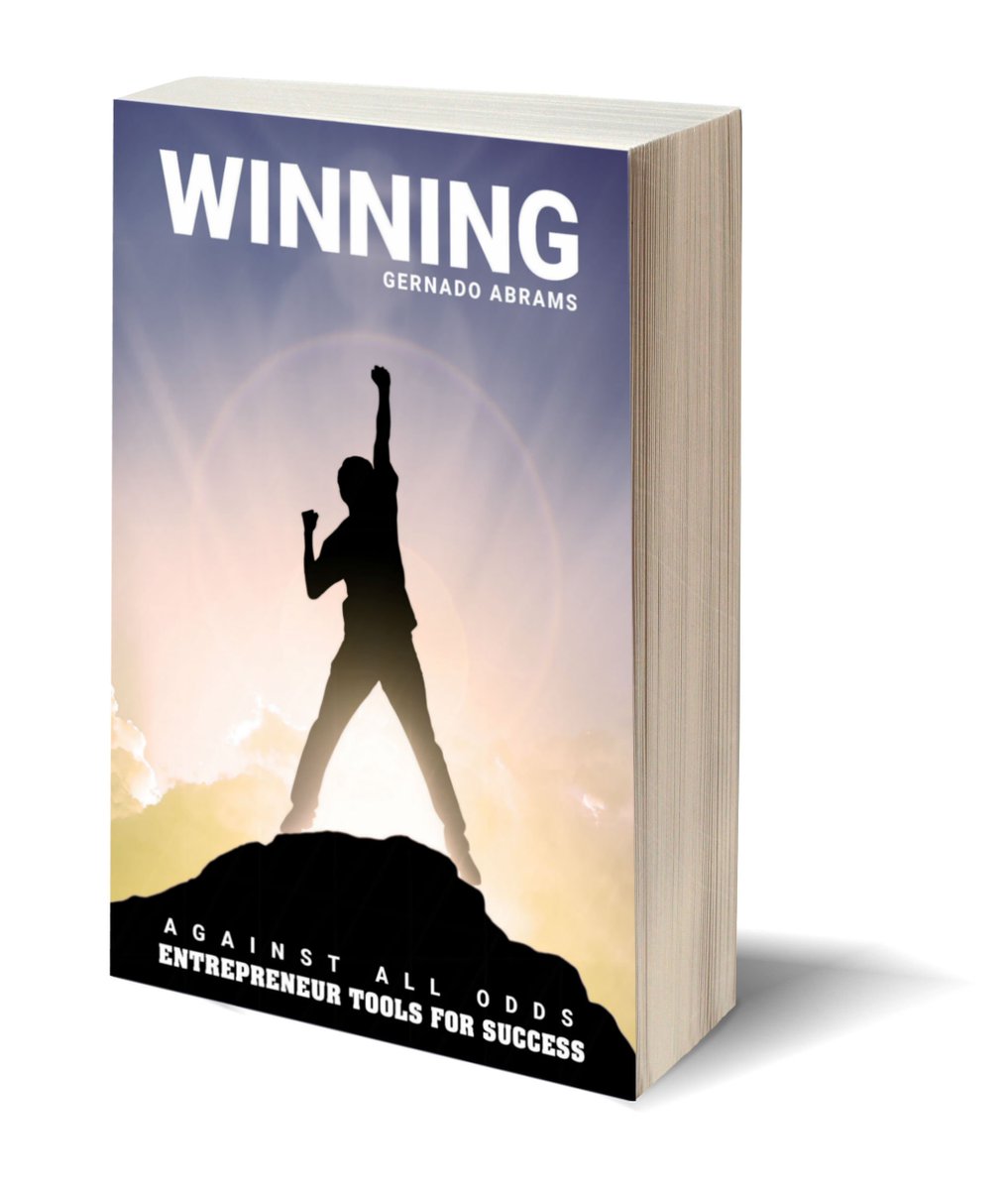 STVUYT's tweet photo. New Book Alert: "WINNING" 🏁 by Gernado Abrams
Against All Odds | Entrepreneur Tools For Success.
Order: https://t.co/w1HbeNzT81
#Winning #GAbrams #NewBooks #SelfHelp #Motivation #ToolsForSuccess #Stvuyt https://t.co/Ls09Gw3JBV
