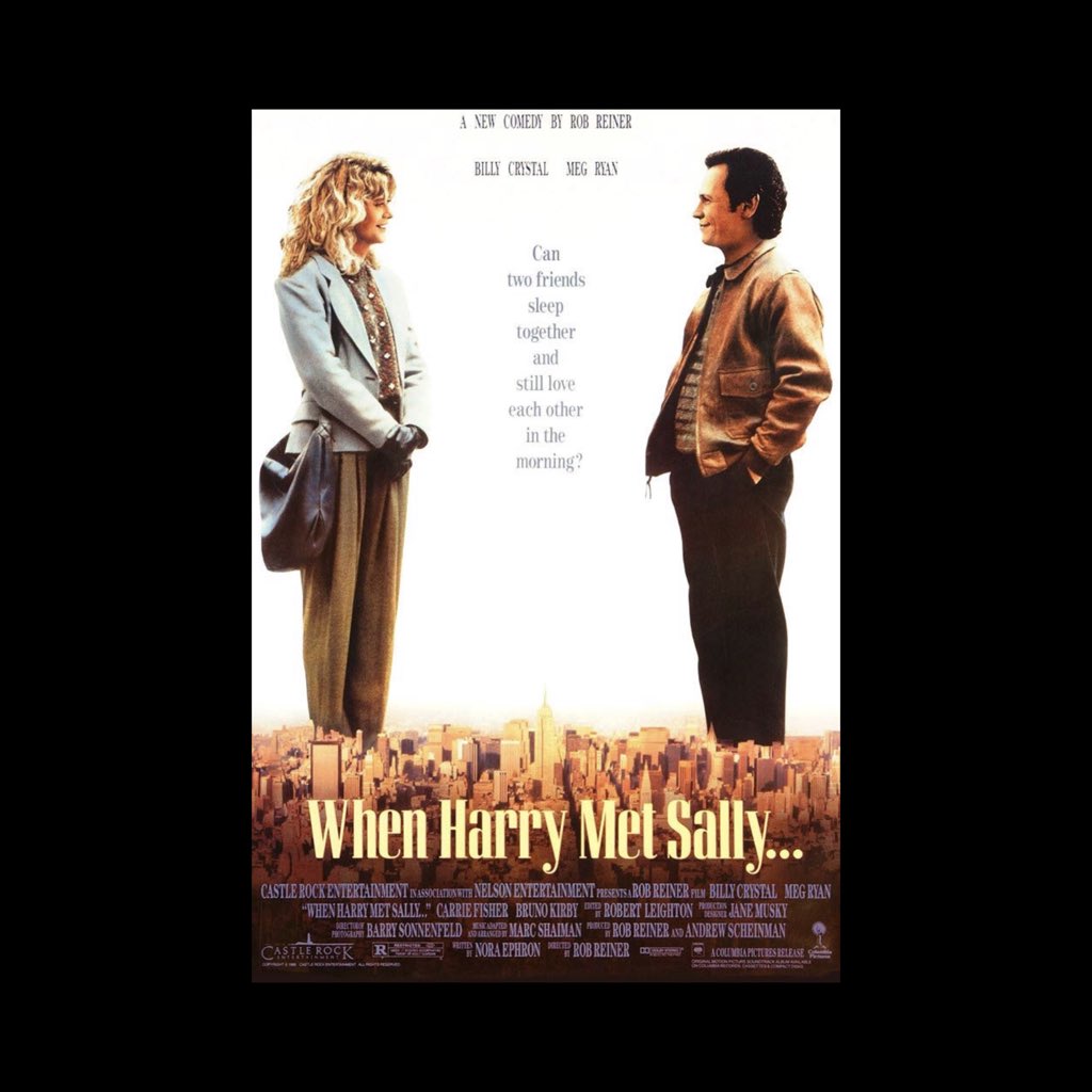 Classic. When Harry Met Sally... (1989) (p.s. happy bday to Meg Ryan ) 