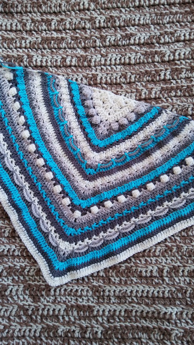 EyeLoveKnots's tweet photo. #affiliatelink #afflink Slowly but surely making progress on my Hidden Hills Shawl from Annie's Catalog. Yarn is Baby Bee Sweet Delight from @HobbyLobby.

Buy it Here: https://t.co/iZk0HLX807

#EyeLoveKnots #crochet #shawl https://t.co/E9Rl0SsAsw