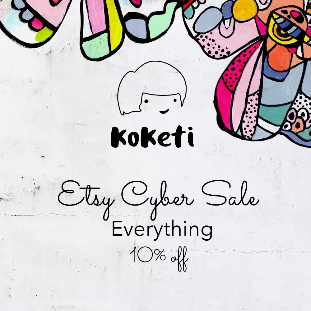 KoketiStudio's tweet photo. Cyber sale is on at Koketi Studio. Get your Holiday gift shopping going. Everything 10%off from now till next Tuesday only! https://t.co/JjromZZu4P
#cybersale #blackfridaysale #printsonsale #etsysale #etsyhomedecor #wallart #canvasgift #florals #ContemporaryArt #mixmediaart https://t.co/cnFmPEcRMU