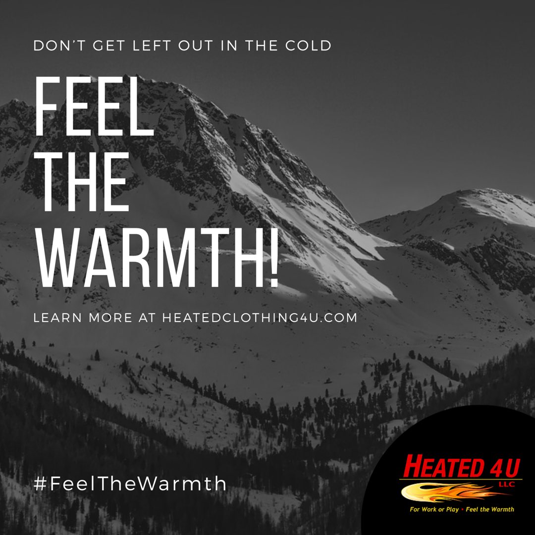 heated4u's tweet image. We offer the largest selection of heated clothing #ForWorkOrPlay to better serve you! #FeelTheWarmth #heatedclothing #motorcycles #riding #working #hunting #fishing #skiing #outdoorsing