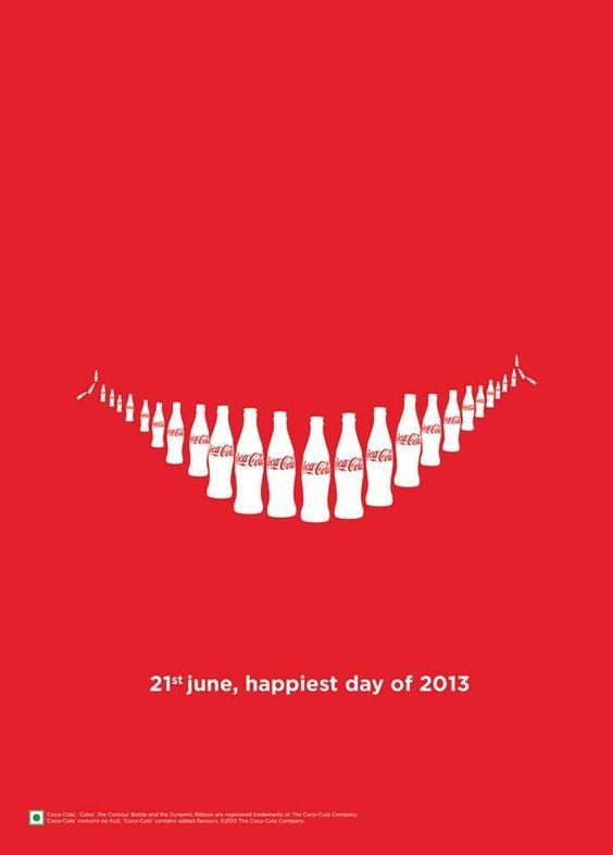 BEngl101's tweet photo. This coke advertisement uses repetition well, and uses it to create a smile to symbolize happiness #lyra101 https://t.co/XhBw9eDS9m