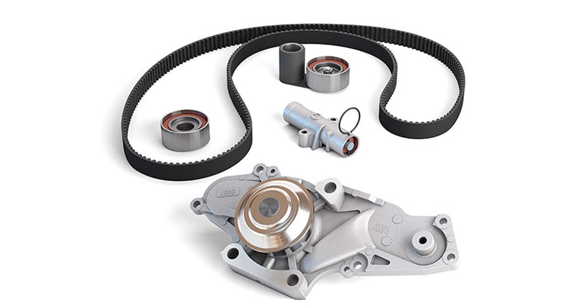GatesNAmerica's tweet photo. The timing belt-driven water pumps should always be replaced at the same time as the timing belt. #besystemsmart
Timing belt interval guide 👉 https://t.co/eBsov0jzuO https://t.co/1TZjlaHX5C