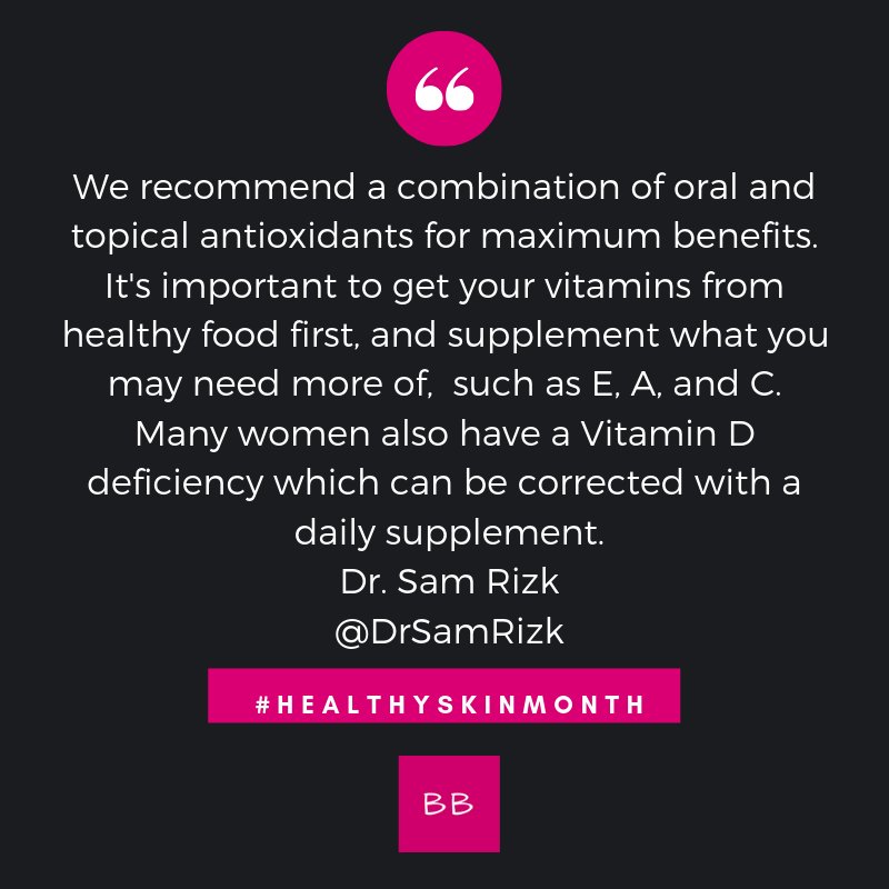 For #NationalHealthySkinMonth we asked some experts for their top #skintips From #plasticsurgeon <a href="/DrSamRizk/">Sam Rizk MD FACS</a>​ #NewYork, NY #bestskinever