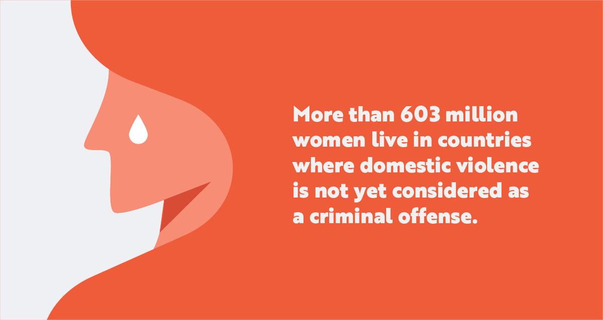 UNDP's tweet photo. 49 countries lack laws protecting women from domestic violence according to @UN_Women's #PromisesIntoAction 2018 report. Break the cycle & follow a survivor's journey toward hope: https://t.co/TzHnsEpN19
#HearMeToo #OrangetheWorld #16Days https://t.co/LgdkBwwB7R