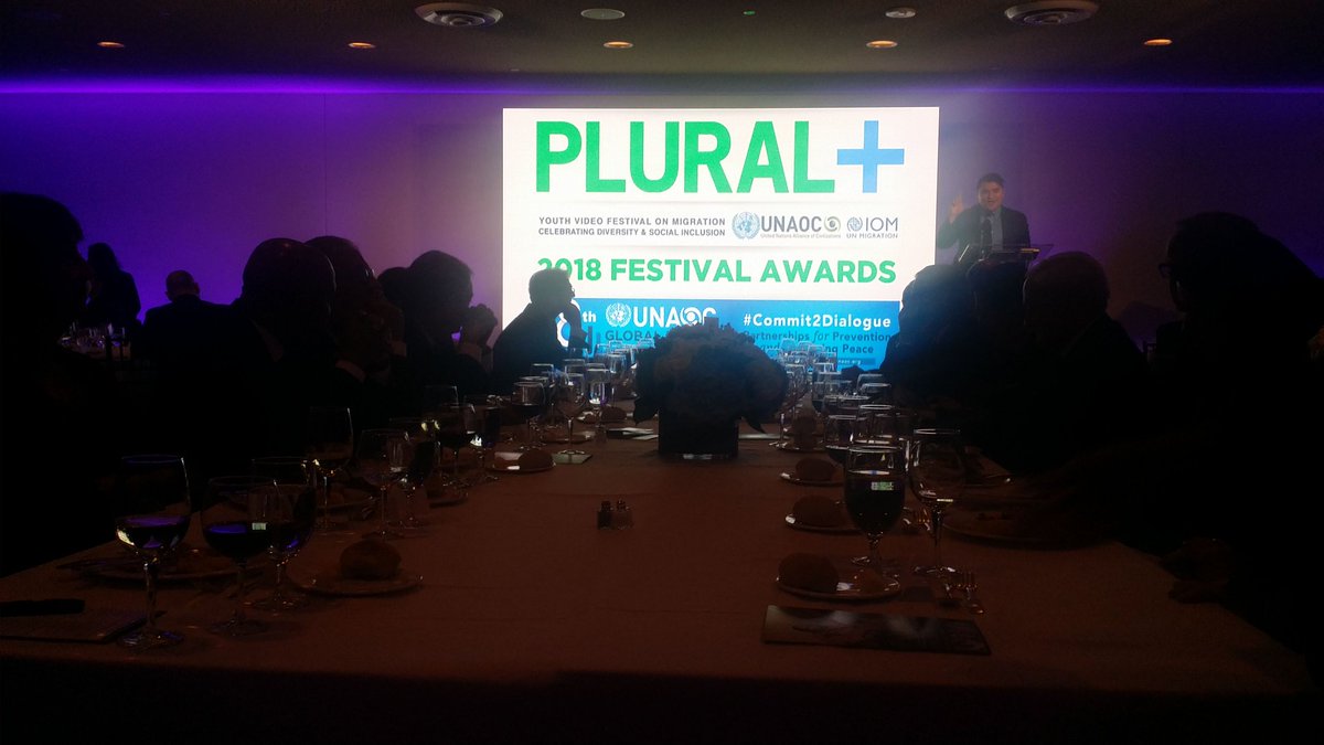The 3 <a href="/Pluralplus/">PLURAL+ Youth Video Festival</a> 2018 Int'l Jury Video Award winners: 

- Be There (India)
- Future News (Spain)
- False Hope (Philippines)
+ a special award for prevention of #Xenophobia:
- I Am Not Dangerous (Afghanistan/Greece)
 
Watch it live:8thglobalforum.unaoc.org/webcast/
#PLURALplus18 <a href="/UNAOC/">UNAOC - United Nations Alliance of Civilizations</a>