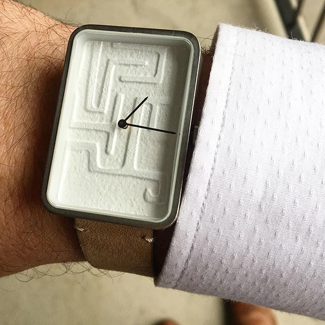 One of my favorites by the talented @katietooth_artist - hand painted with raised texture. [for sale!] 😍 #schmutzwatches #artforyourwrist •
•
•
•
•
•
#watch #handpaintedwatch #handpainted #wristart #texture #maze #paintedwatchdial #artwatch #schm… ift.tt/2zfTkpN
