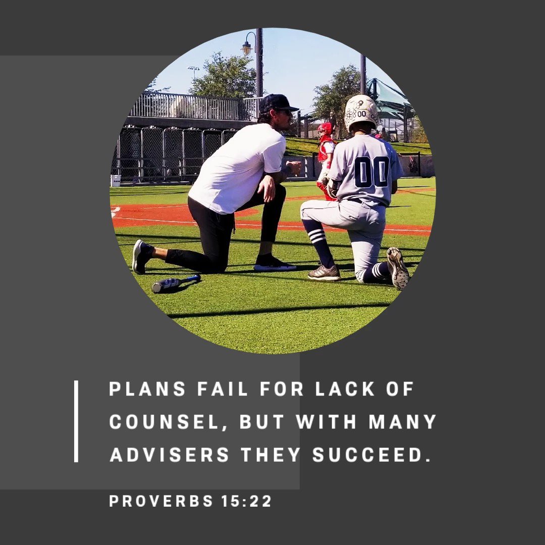 BSBL_Church's tweet photo. GOOD COACHING WINS GAMES

Proverbs 15:22
Without good advice everything goes wrong— it takes careful planning for things to go right.

https://t.co/r83FwVVWio https://t.co/V8O8x40gWr