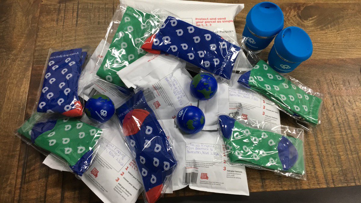 socialpinpoint's tweet photo. We've just sent off some socks! Make sure you use #SocialSocks when you receive them 🙂 https://t.co/E8eJnXfwN3