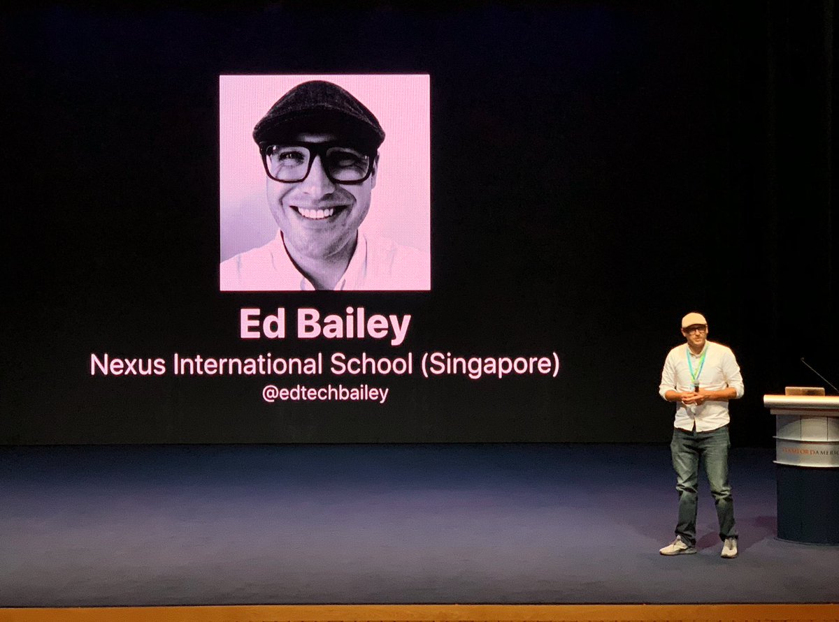 Wonderful keynote, <a href="/edtechbailey/">Ed Bailey</a>. Thanks for sharing your journey and passion. Great job! #SAISrocks