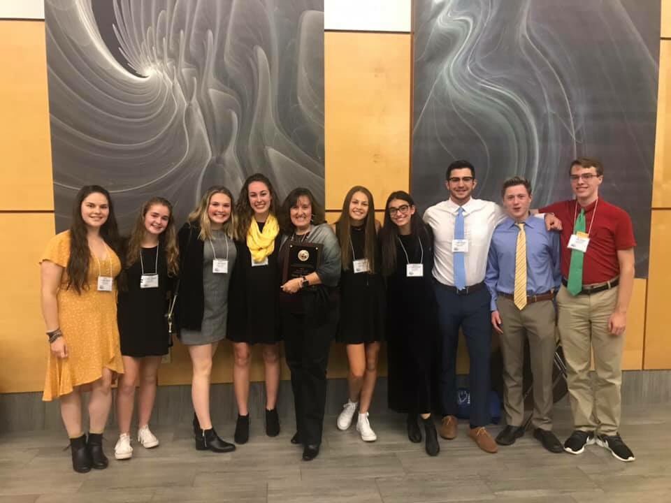 Congrats to <a href="/OPHSstapcomm/">OPHS STAP Comm</a> advisor Mrs. Romminger for receiving the NYSCLSA Advisor of the Year Award! <a href="/OPSchools/">Orchard Park CSD</a> #rolemodels