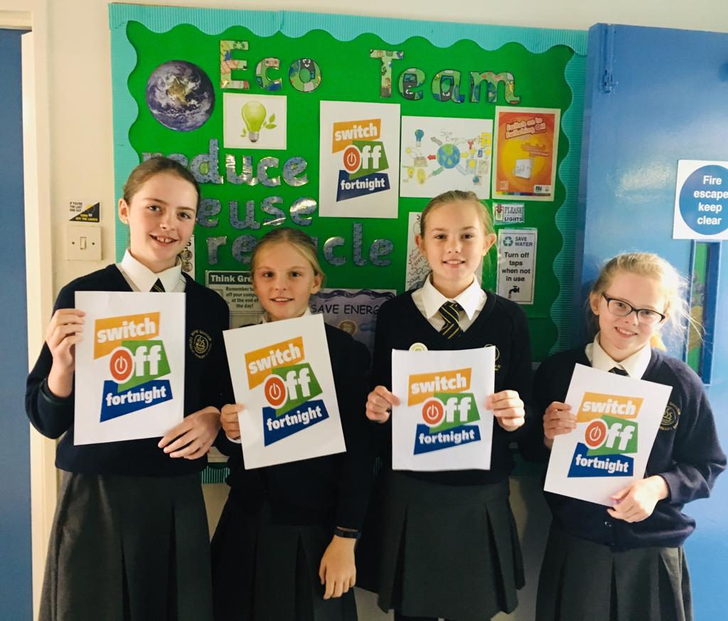 DivineSaviourCP's tweet photo. Switch Off Fortnight has begun. Our dedicated Green Ambassadors are ready! @edfenergy @Ecoschools @TheCCoalition #SwitchOffFortnight #SavethePlanet https://t.co/tPAc4QneCI