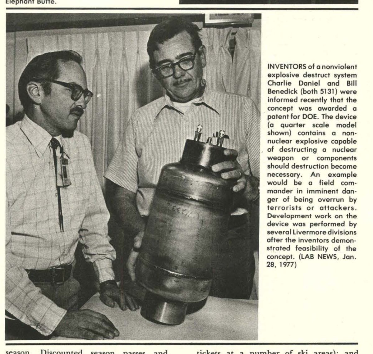 NEDS: Safeguarding a Nuclear Weapon! Non-Violent Explosive Destruct ...