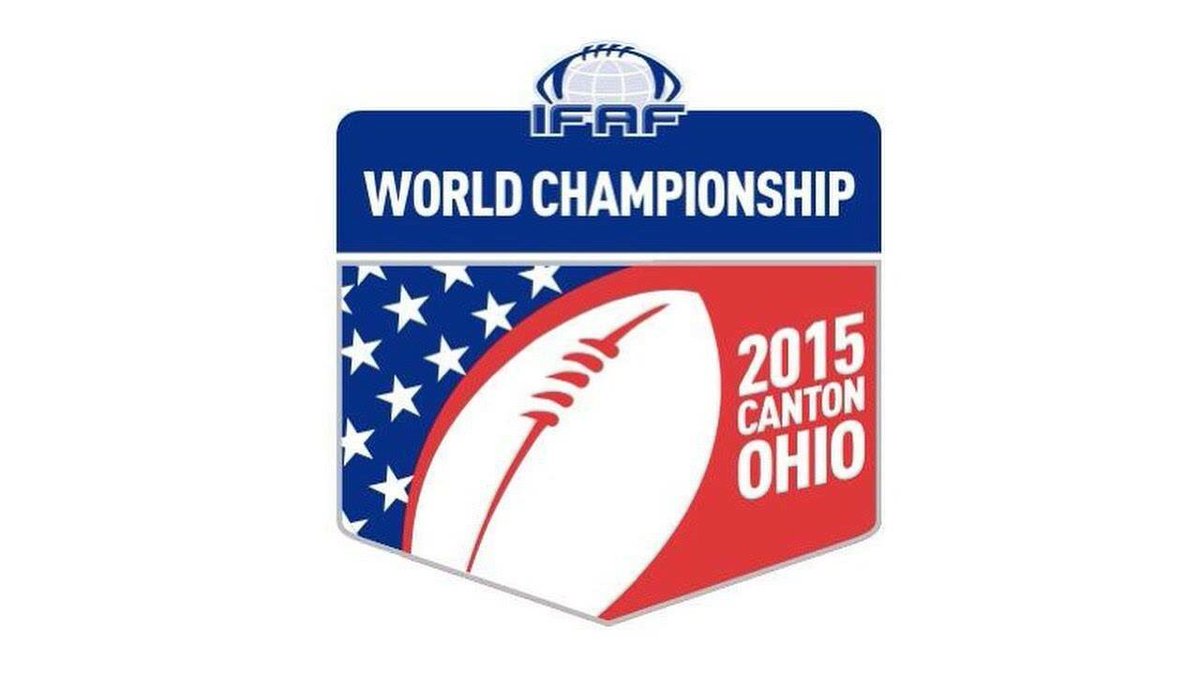 The 2015 IFAF WC was hosted by USA Football at the Tom Benson Hall of Fame Stadium in Canton, Ohio. The final places were as follows: 7th - Brazil, 5th  - Australia 42 def South Korea 14, Bronze - Mexico 20 def France 7, Gold - USA 59 def Japan 12 #2019ifafwc 🇺🇸 🇫🇷 🇲🇽 🇰🇷 🇦🇺 🇧🇷 🇯🇵