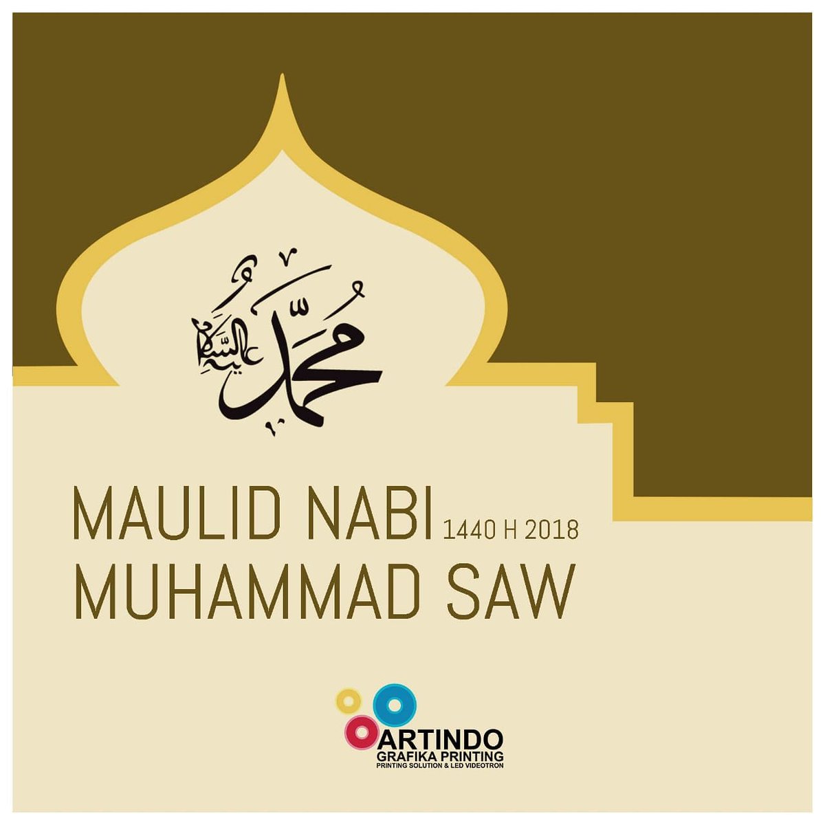 ArtindoGP's tweet photo. Selamat Maulid Nabi 1440 H 2018. Semoga Maulidur Rasul membawa kedamaian, berkah Dan kegembiraan untuk kita semua. Aamiin
#MAULIDNABI #1440H https://t.co/zT8r3YZAro