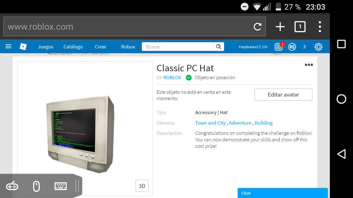 Roblox Notifier On Twitter New Hat Classic Pc Hat Https - 