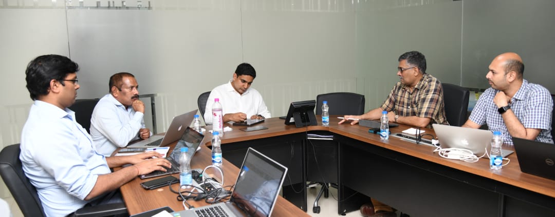 naralokesh's tweet image. Held a review on e-Pragati which enables ‘Visible Governance, Invisible Government’ by using technology for the benefit of common man. e-Pragati includes Certificate-less Governance, Licensing Management System, Datalytics, Policy Making, e-Pragati Cloud among others.